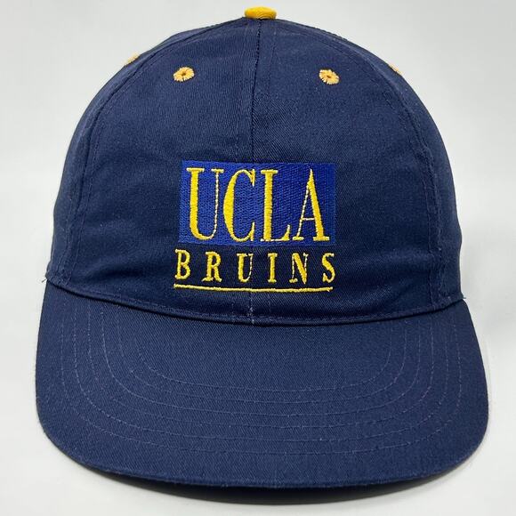 Vintage 90s UCLA Bruins Athletic Club Hat Cap Blue University Snapback USA Made - Picture 9 of 9